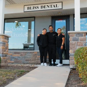 Bliss Dental Center office and team St. Charles IL